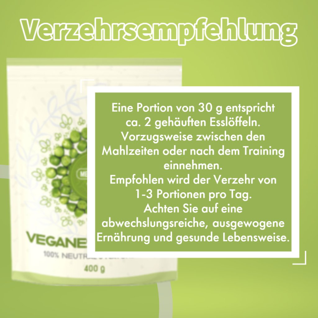 100% NATÜRLICHES Protein vegan Megamax Pulver