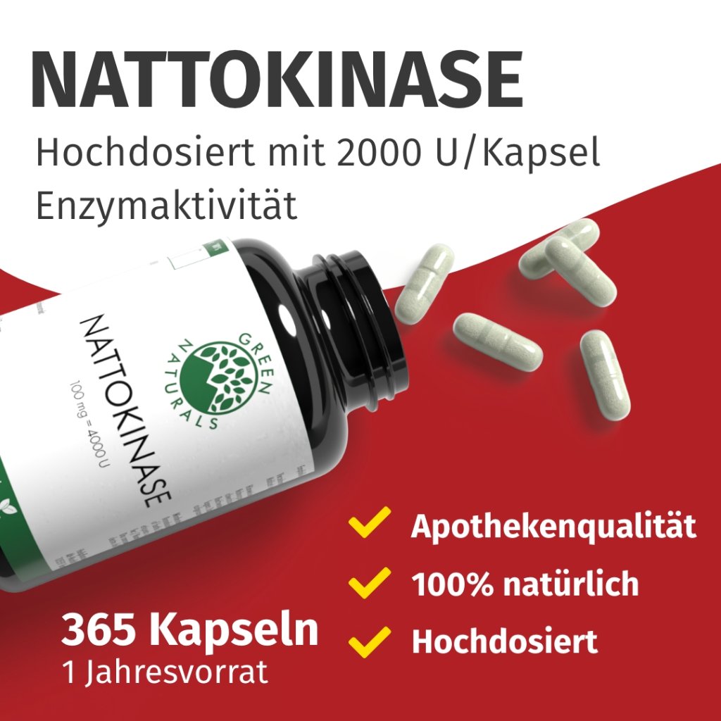 GREEN NATURALS Nattokinase 100 mg vegan Kapseln
