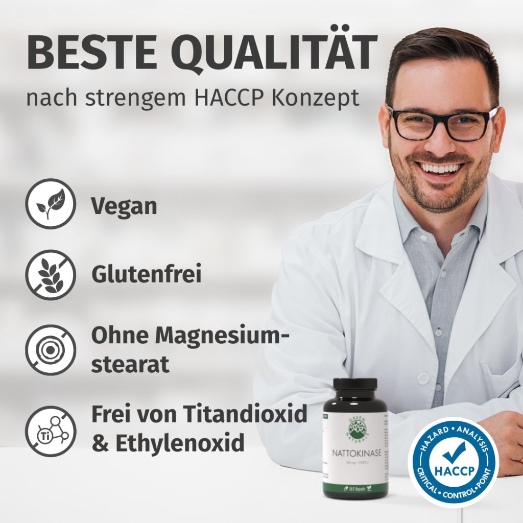 GREEN NATURALS Nattokinase 100 mg vegan Kapseln