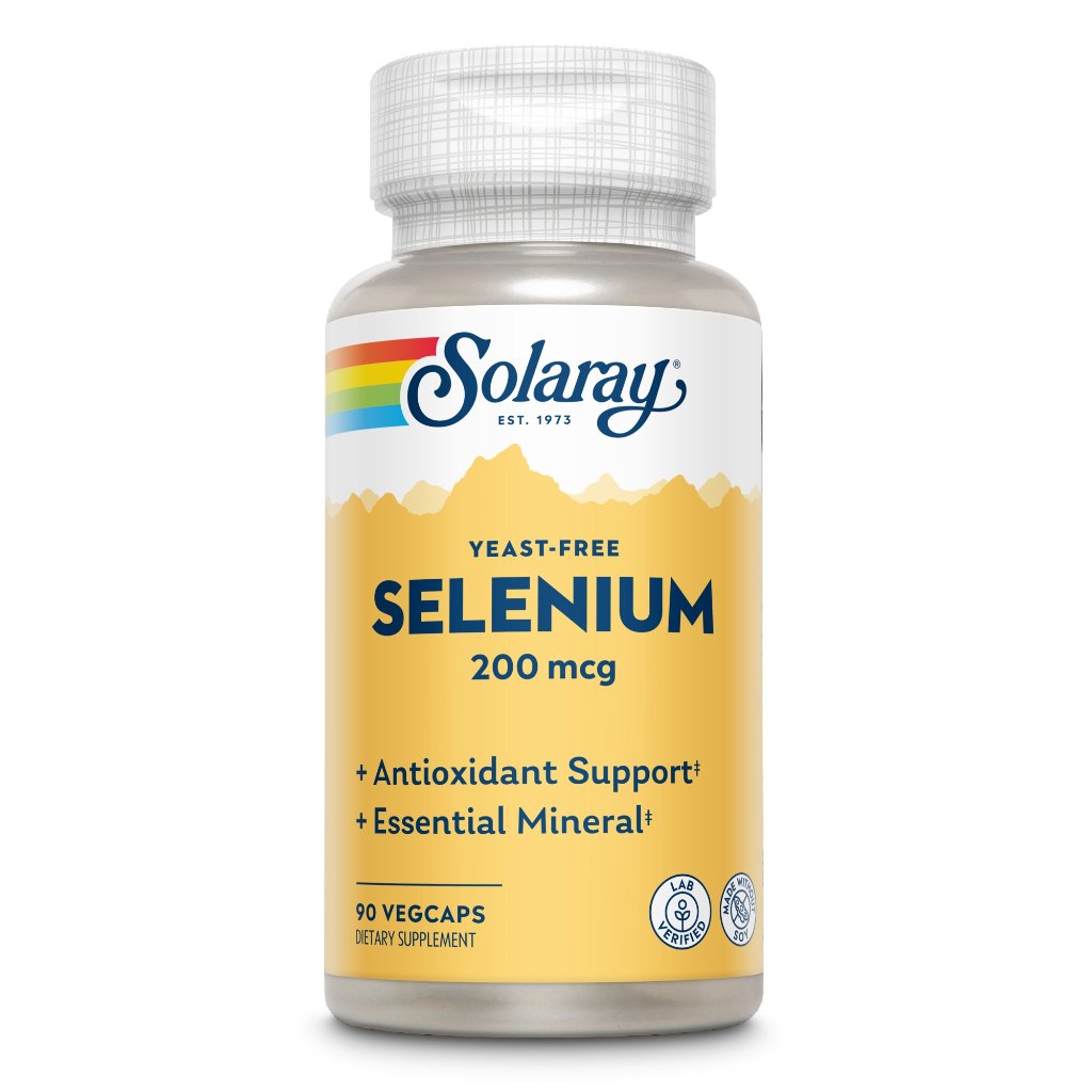 Solaray Selen 200 mcg hefefrei