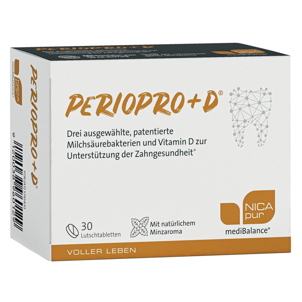 NICAPUR mediBalance PerioPro+D Lutschtabletten