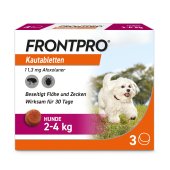 Frontpro  Floh- u. Zeckenschutz Kautablette Hund XS 2-4kg