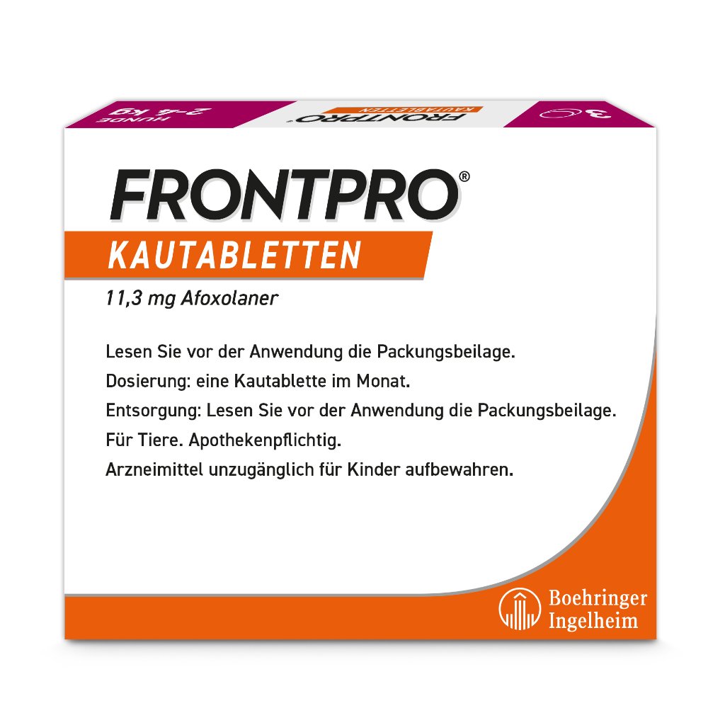 Frontpro  Floh- u. Zeckenschutz Kautablette Hund XS 2-4kg
