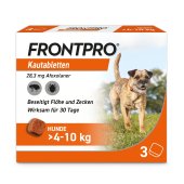 Frontpro Floh- u. Zeckenschutz Kautablette Hund S 4-10kg