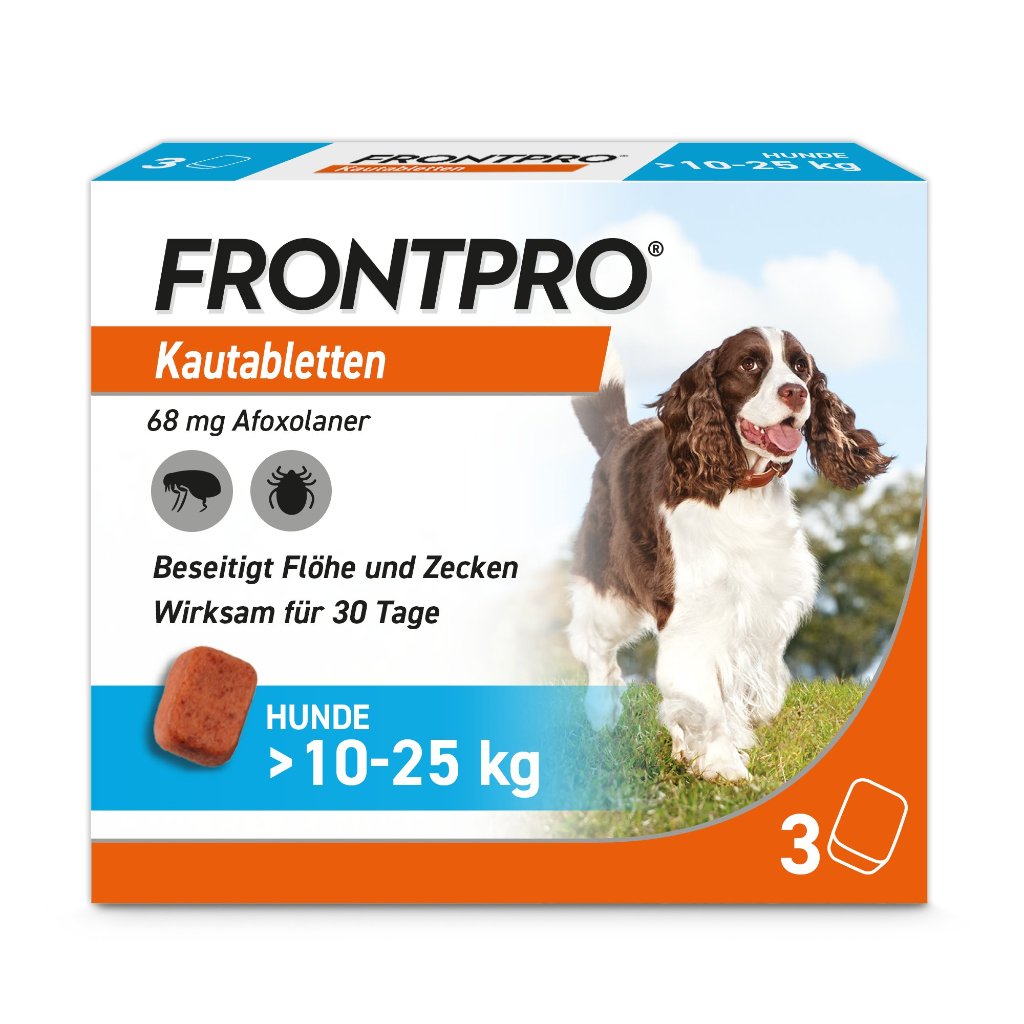 Frontpro  Floh- u. Zeckenschutz Kautablette Hund M 10-25kg