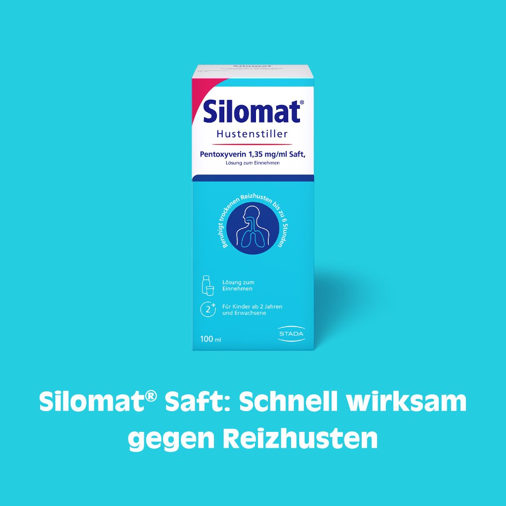 SILOMAT Hustenstiller Pentoxyverin 1,35 mg/ml Saft