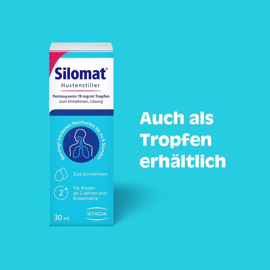 SILOMAT Hustenstiller Pentoxyverin 1,35 mg/ml Saft