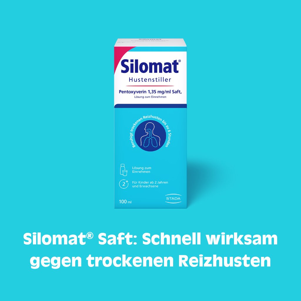 SILOMAT Hustenstiller Pentoxyverin 1,35 mg/ml Saft