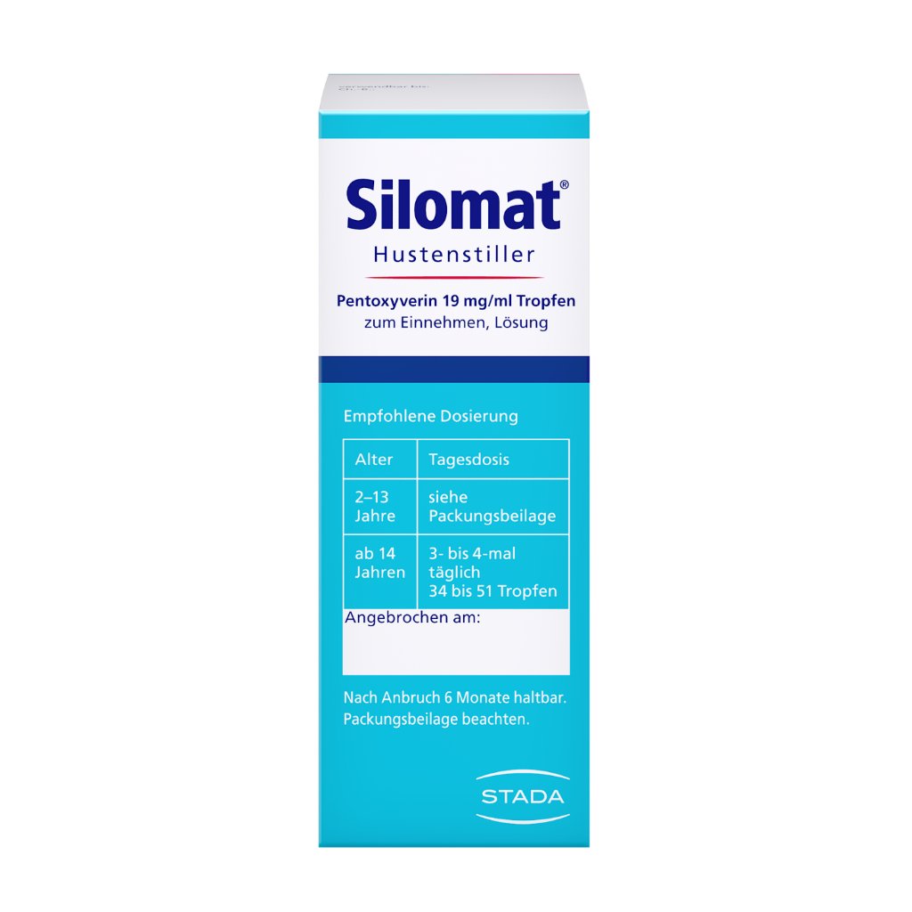 SILOMAT Hustenstiller Pentoxyverin 19 mg/ml TEI