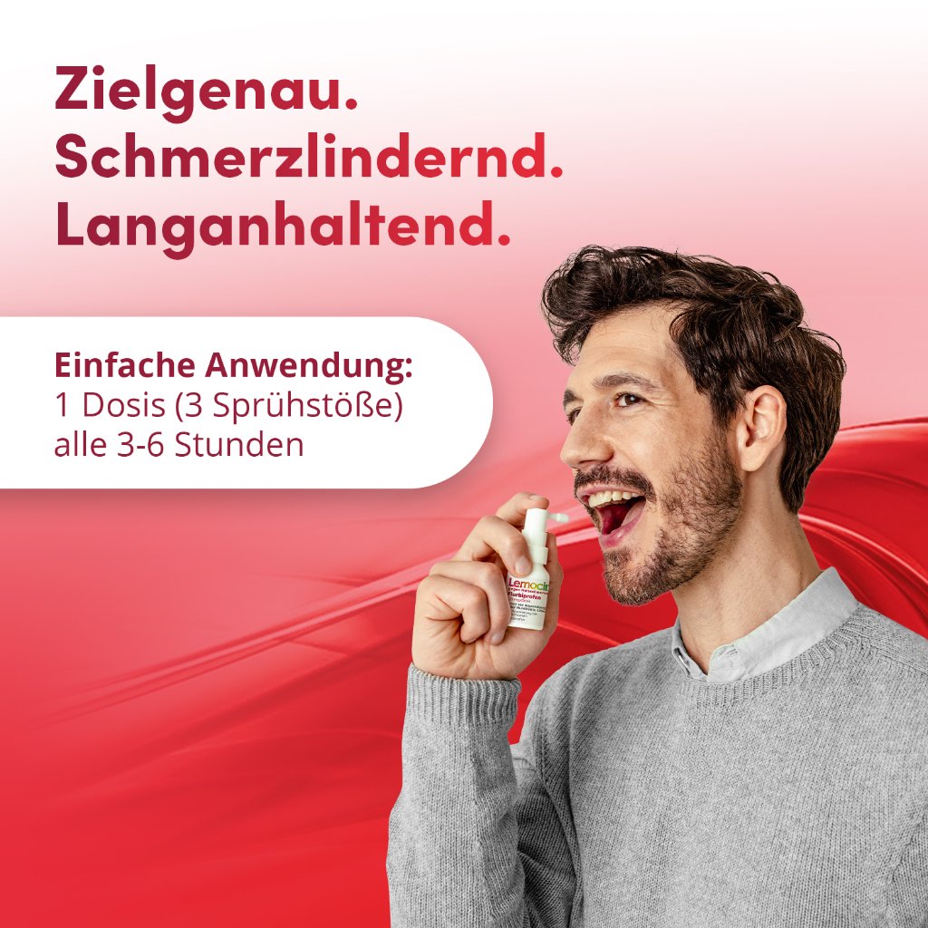 LEMOCIN Flurbiprofen 8,75mg/Dosis Spray Anw.Mundhö