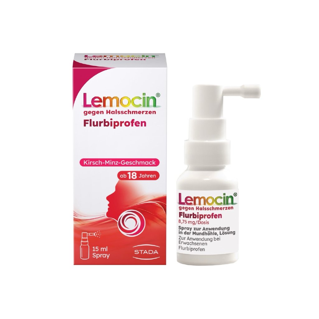 Lemocin® Flurbiprofen Spray gegen Halsschmerzen
