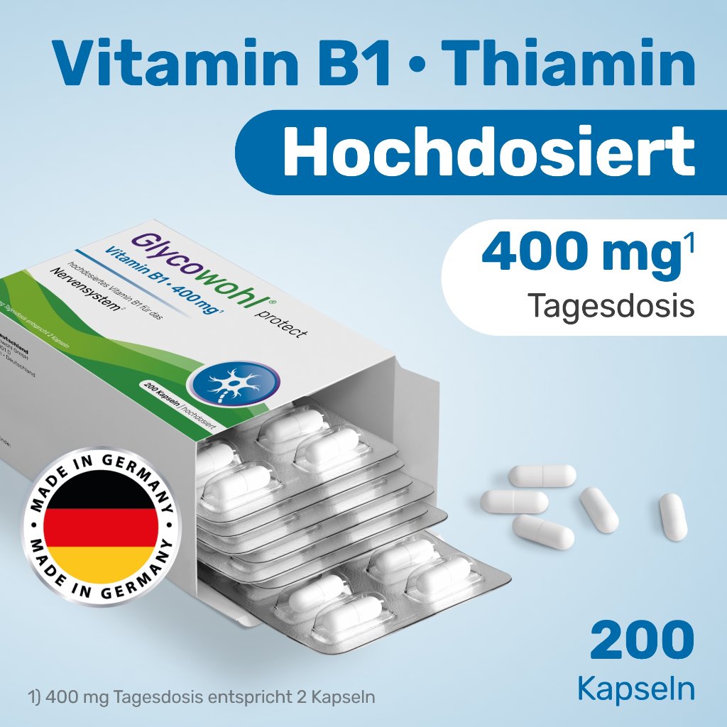 GLYCOWOHL Vitamin B1 400 mg hochdosiert