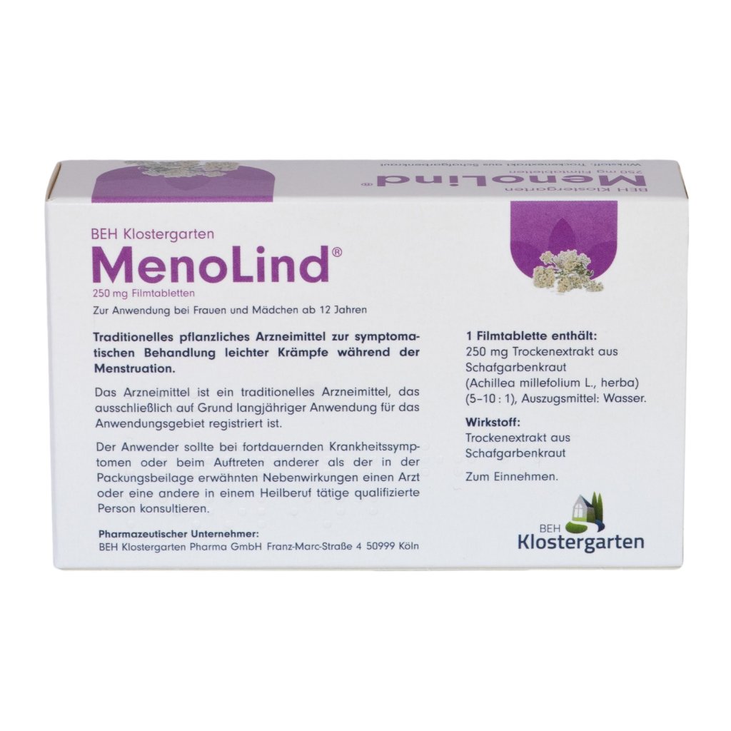 BEH Klostergarten MenoLind 250 mg Filmtabletten