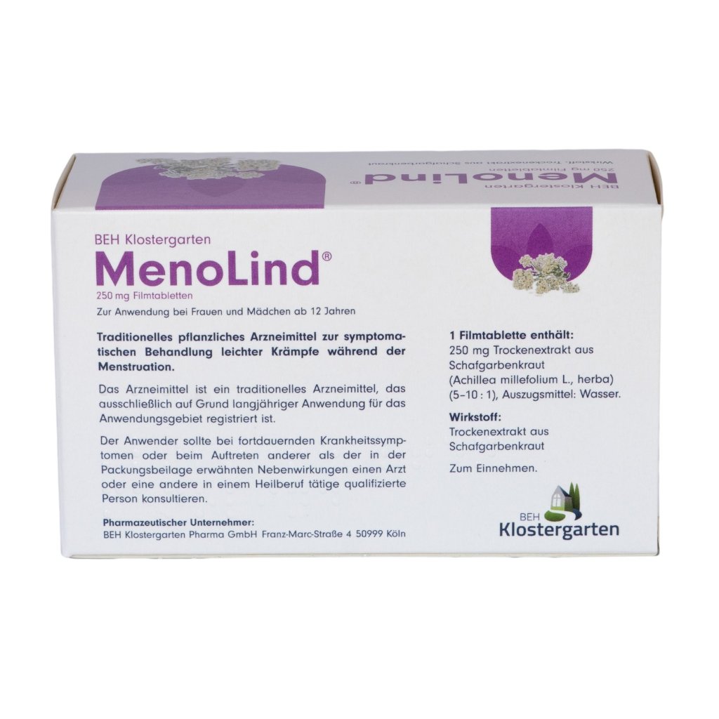 BEH Klostergarten MenoLind 250 mg Filmtabletten