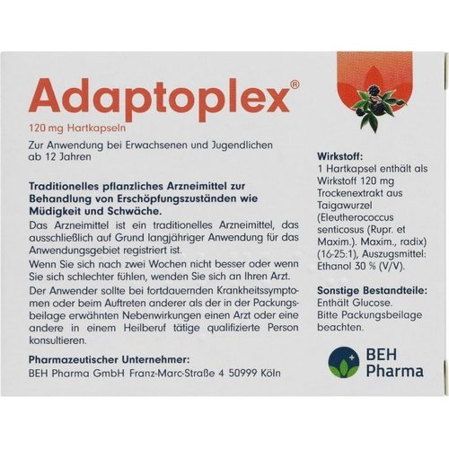 Adaptoplex® 120 mg Hartkapseln, 30 St.