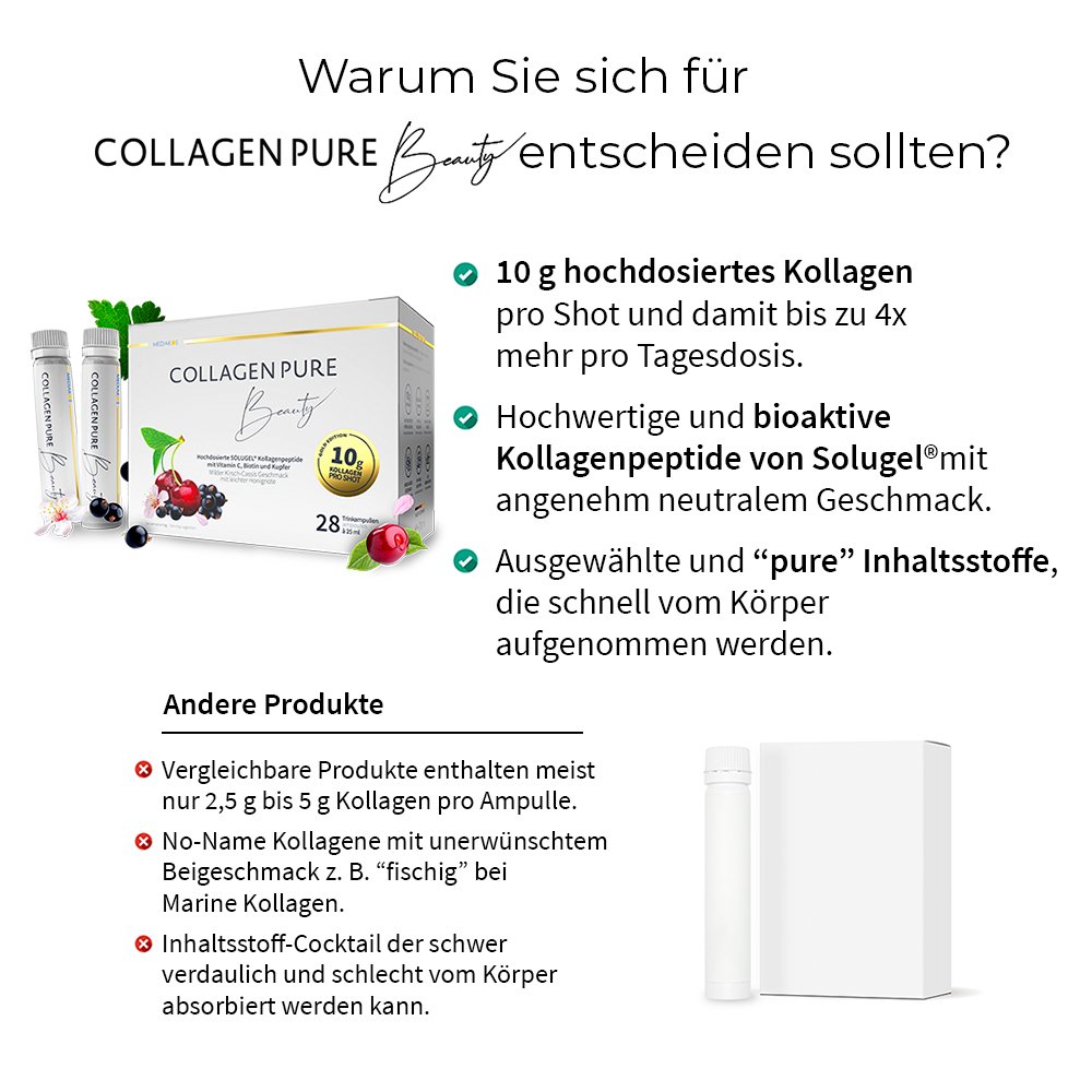 COLLAGEN PURE Beauty Gold Edition mit 10g Kollagen