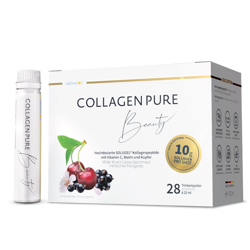 COLLAGEN PURE Beauty 10 g Kollagen Trinkampullen hochdosiert