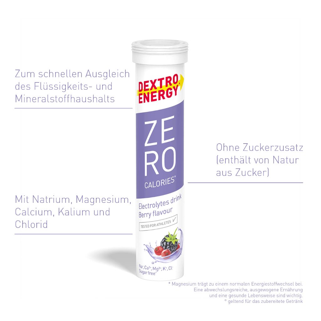 DEXTRO ENERGY Zero Calories° Berry