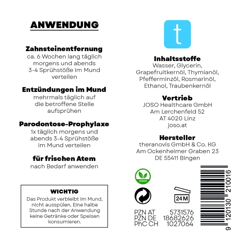THERANOVIS oral Zahnstein Spray