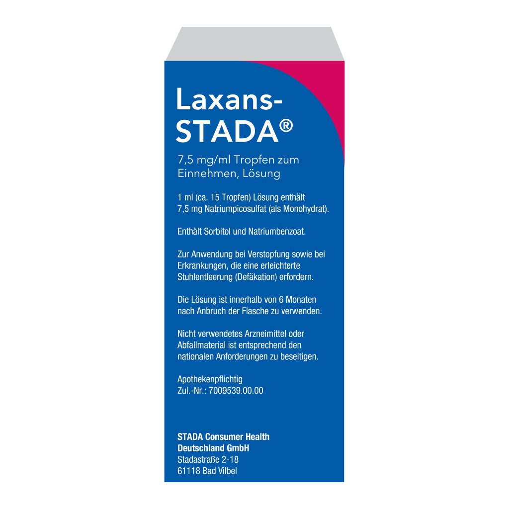 LAXANS-STADA 7,5 mg Tropfen zum Einnehmen