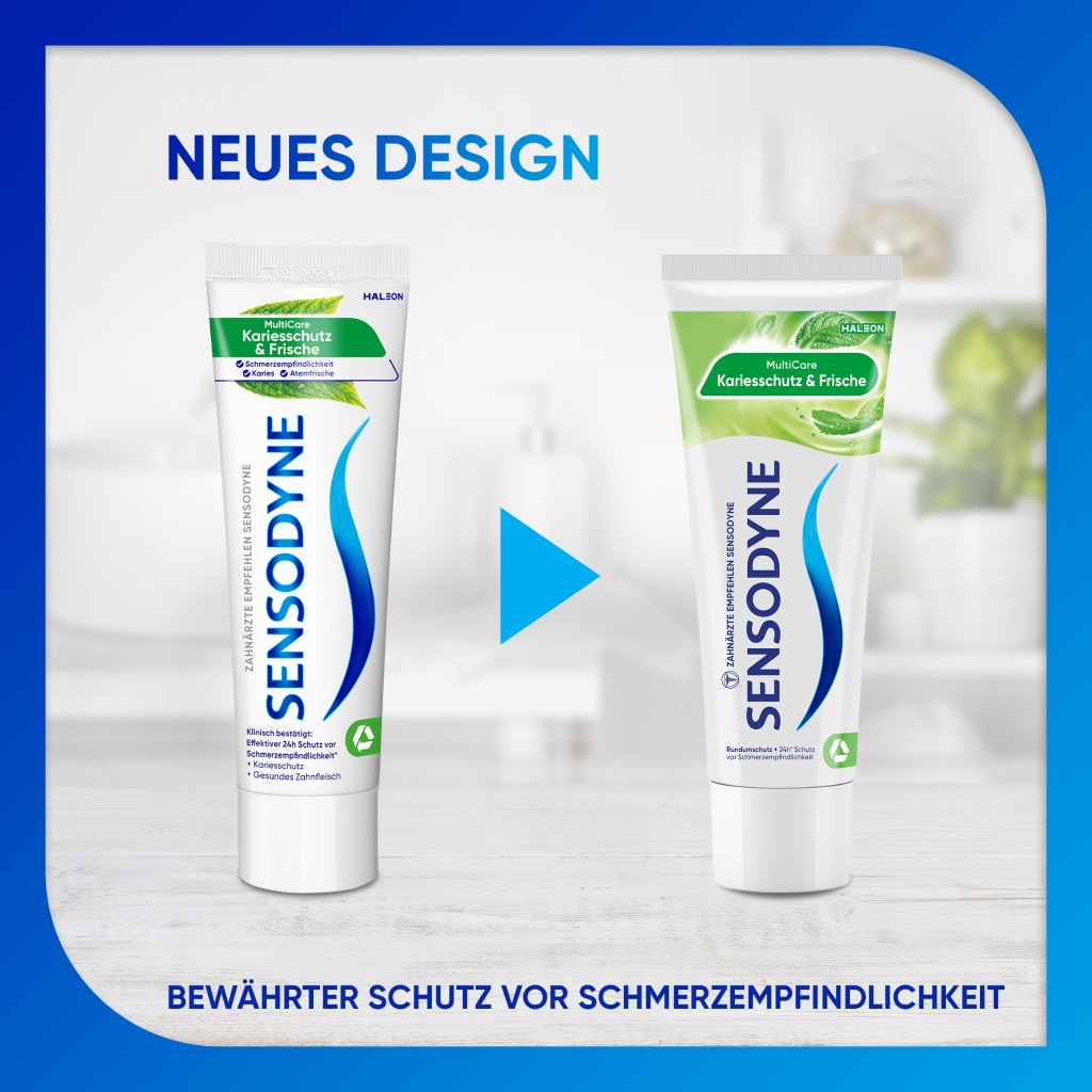 SENSODYNE MultiCare Kariesschutz & Frische Zahnpasta
