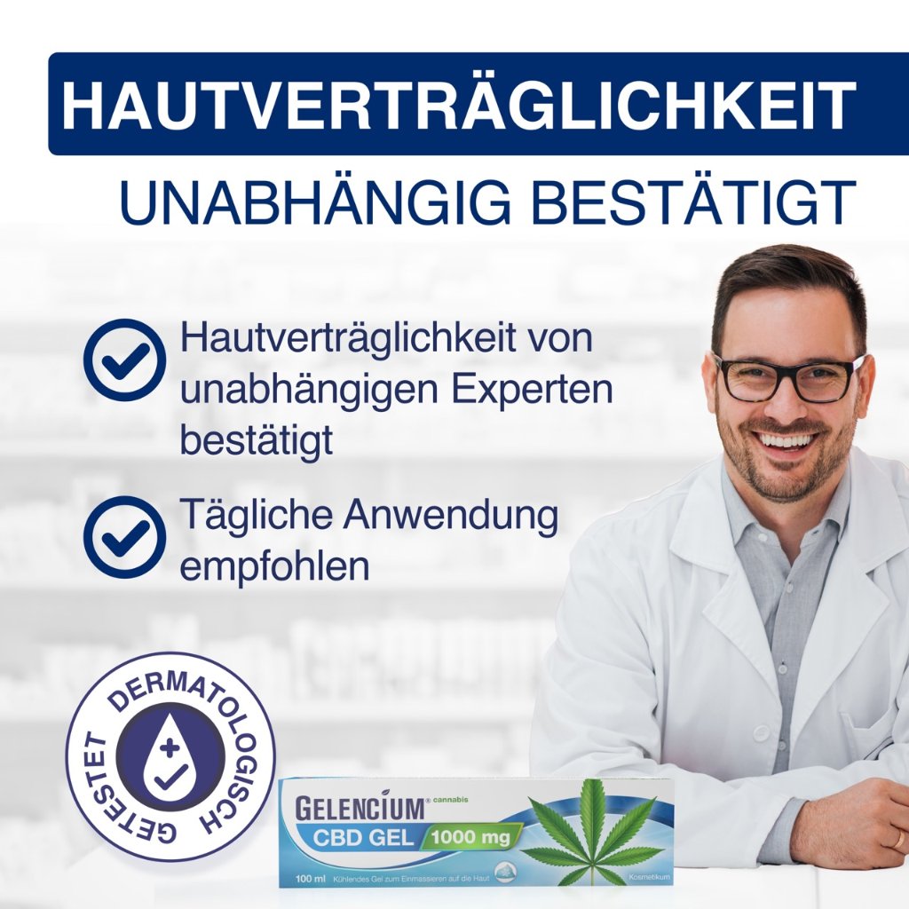 GELENCIUM® Cannabis CBD Gel 1000 mg kühlend