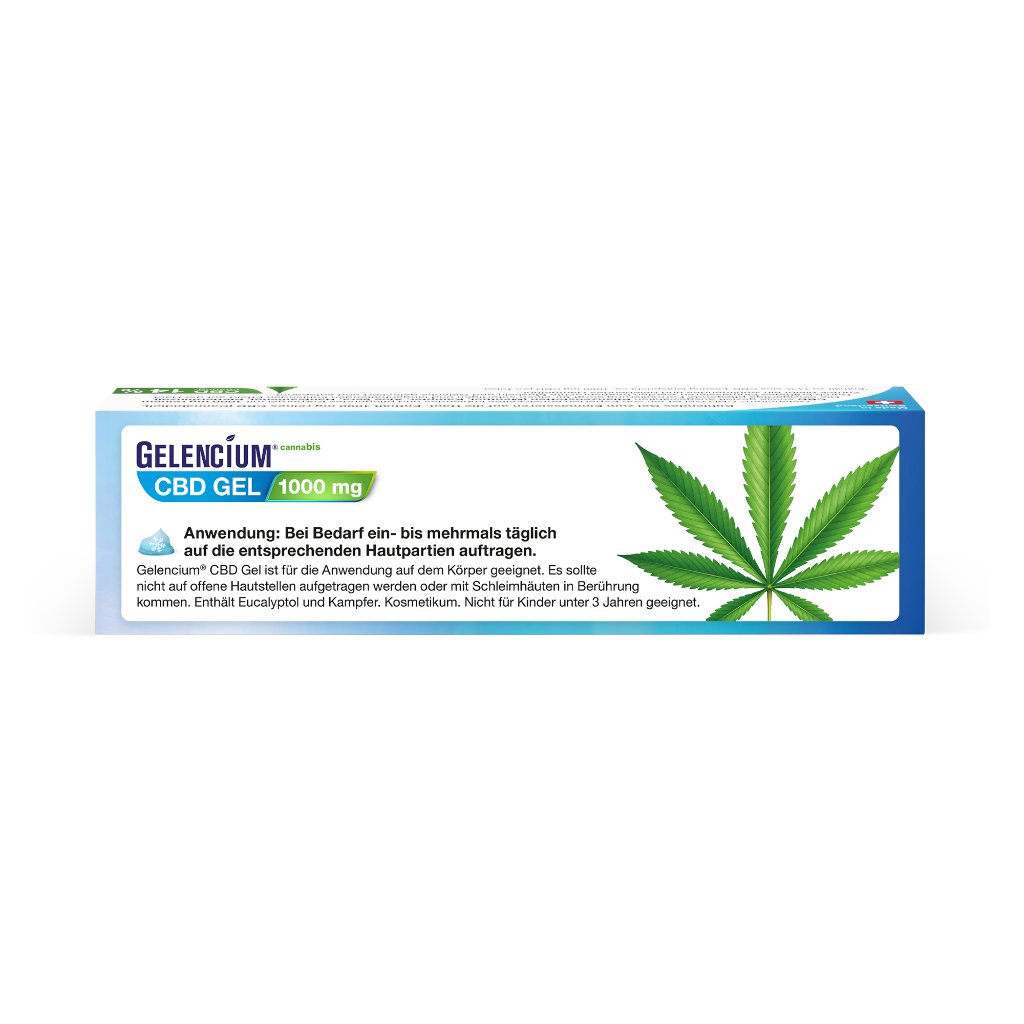 GELENCIUM® Cannabis CBD Gel 1000 mg kühlend