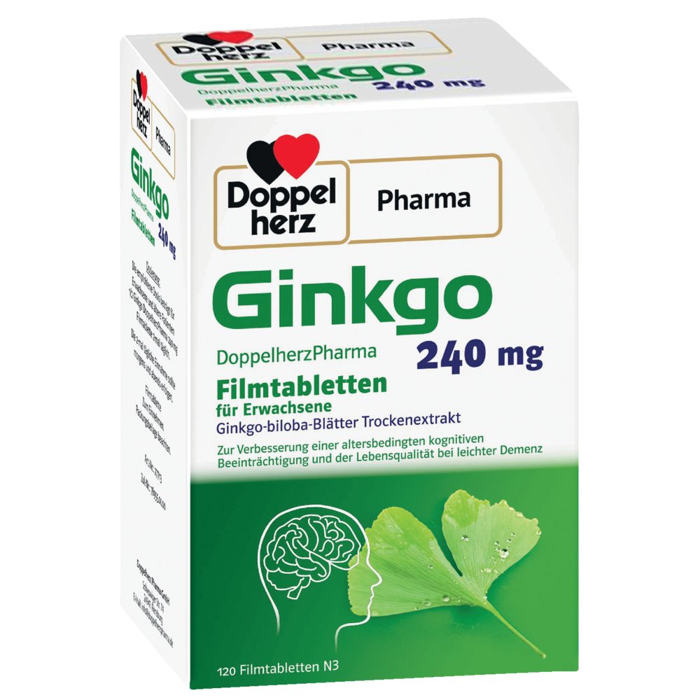 GINKGO DOPPELHERZPHARMA 240 mg Filmtabletten