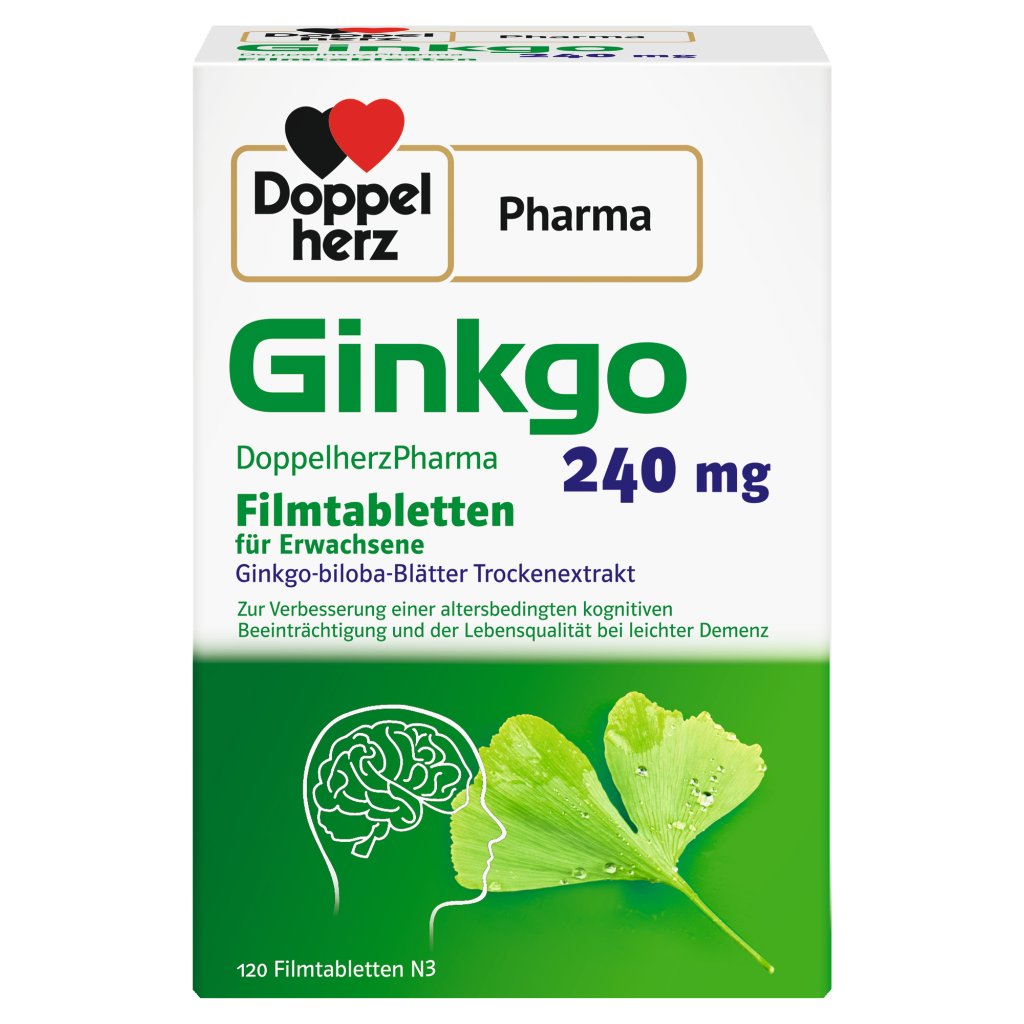 DoppelherzPharma Ginkgo 240 mg - 30 Filmtabletten
