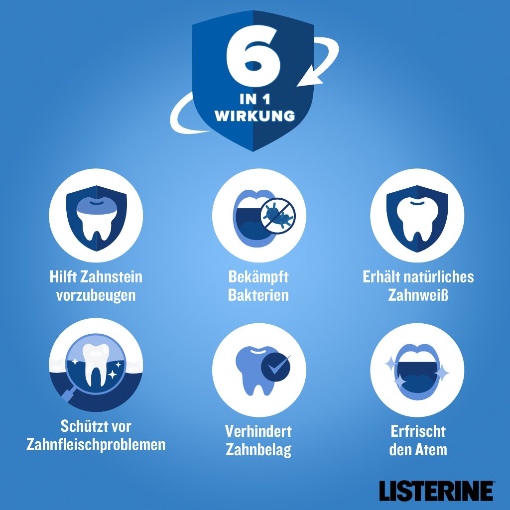 LISTERINE Total Care Zahnstein-Schutz 500ml