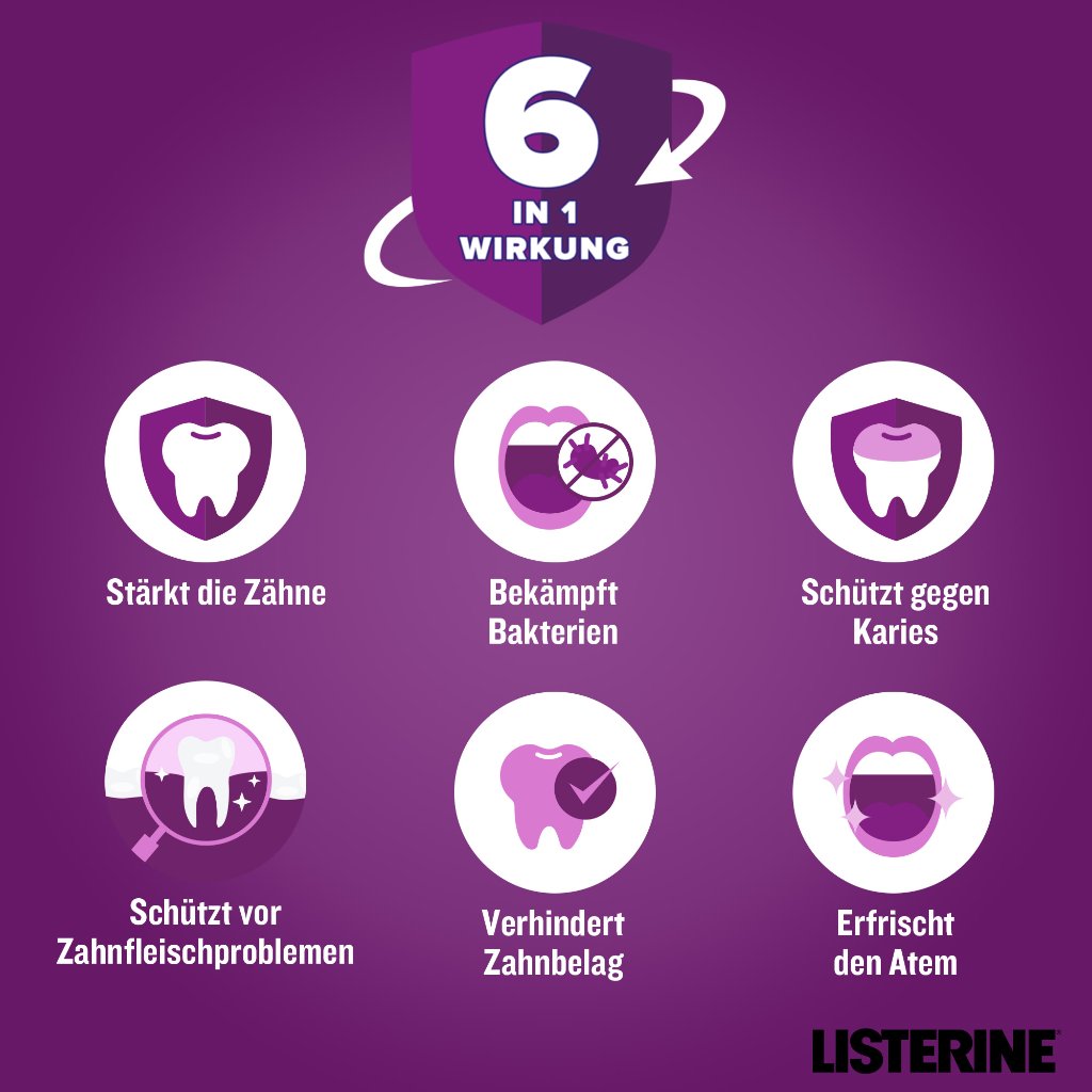 LISTERINE Total Care Zahn-Schutz 500ml