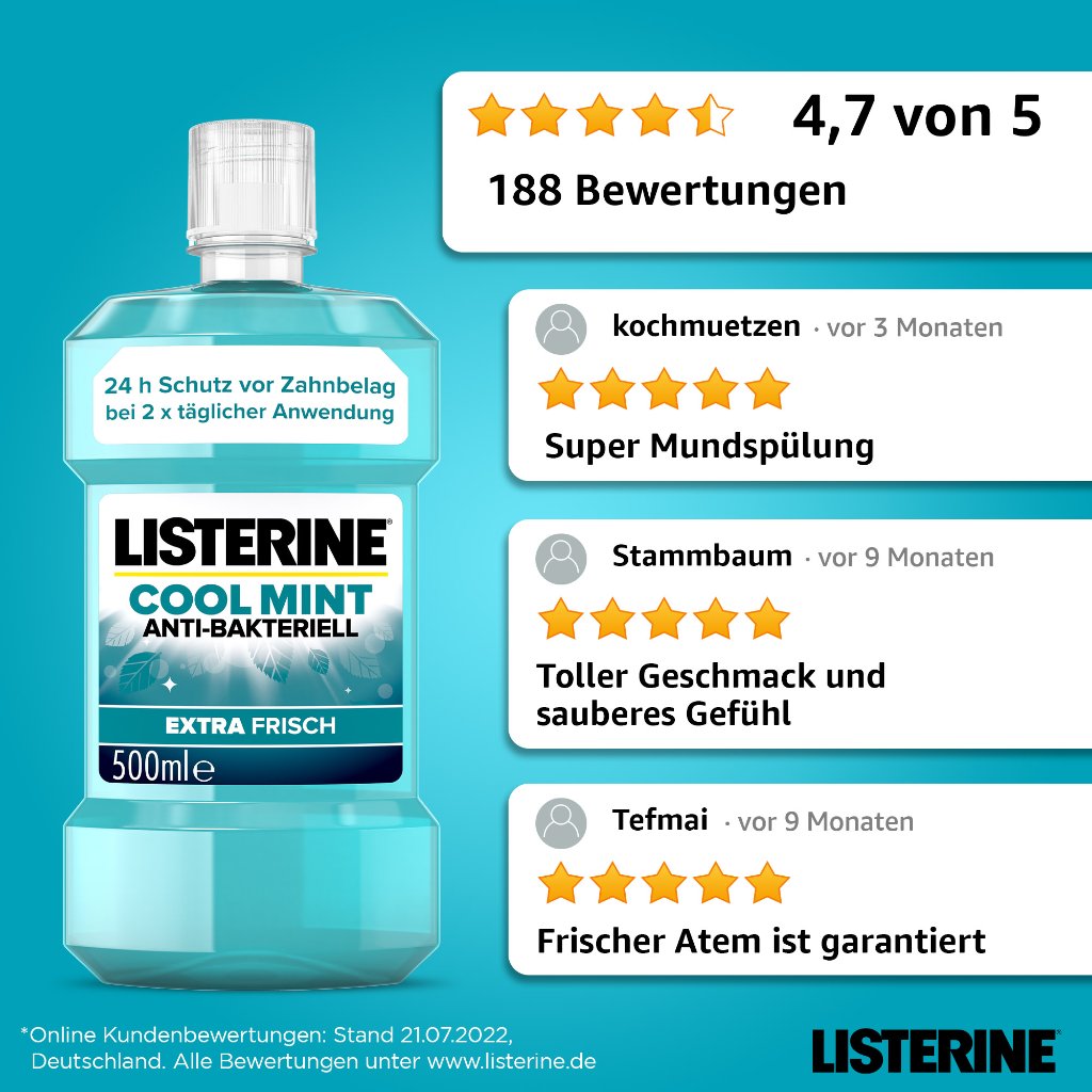 LISTERINE Cool Mint 500ml
