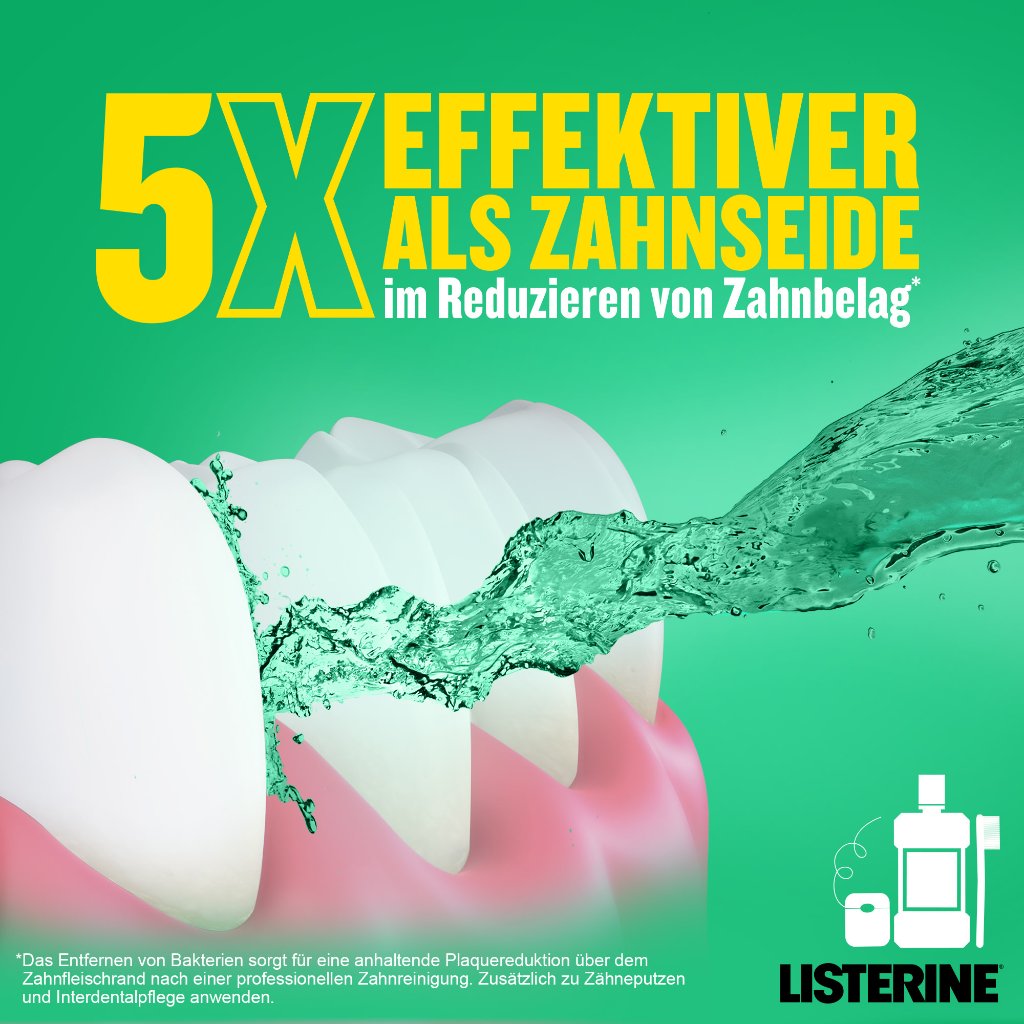 LISTERINE Fresh Mint 1 Liter