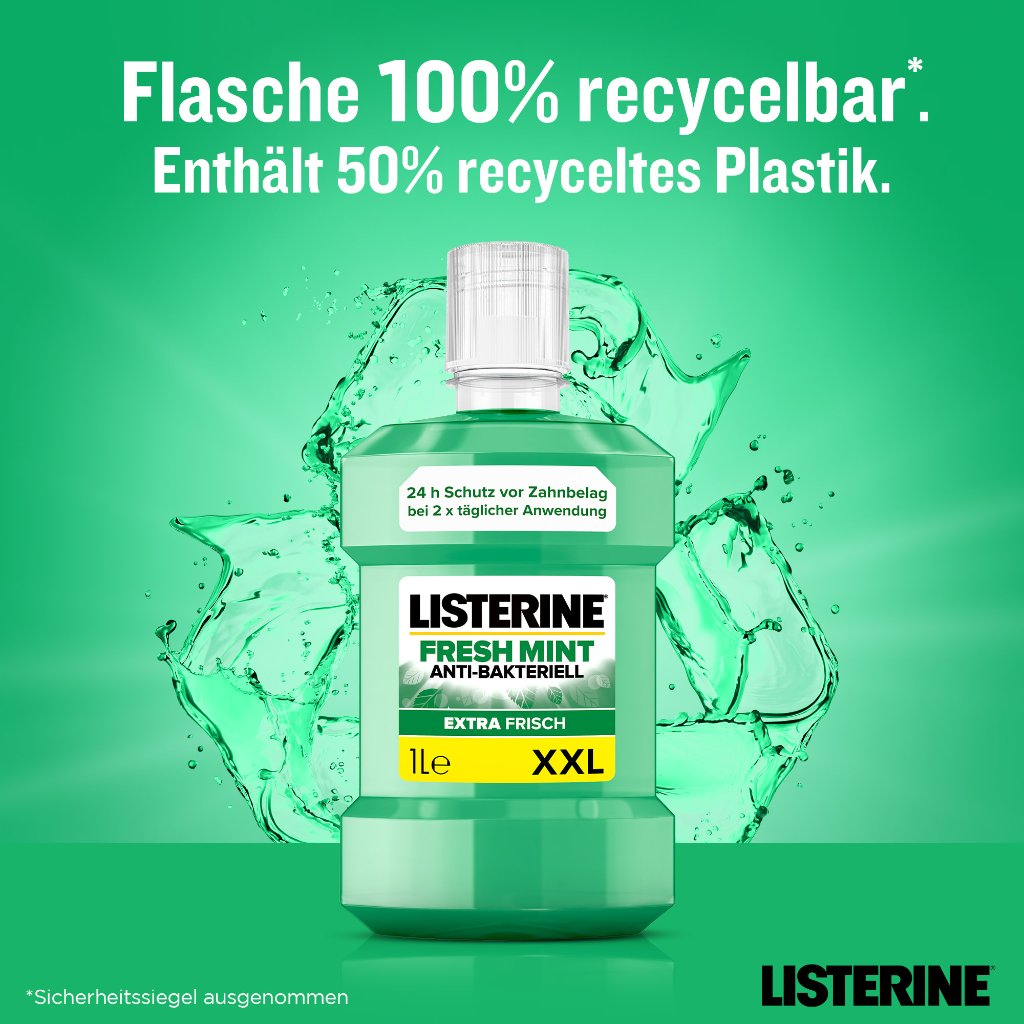 LISTERINE Fresh Mint 1 Liter