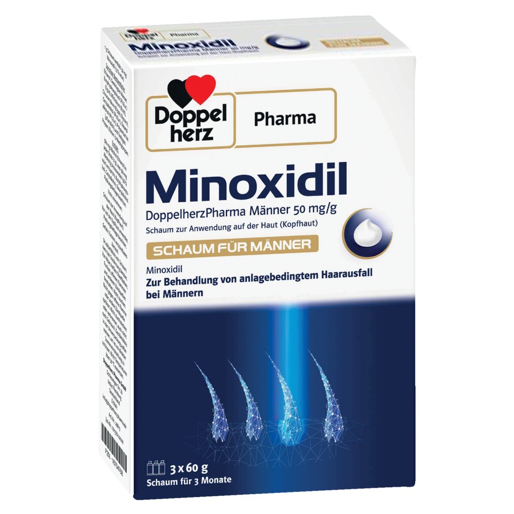 MINOXIDIL DoppelherzPharma Männer 50 mg/g Schaum