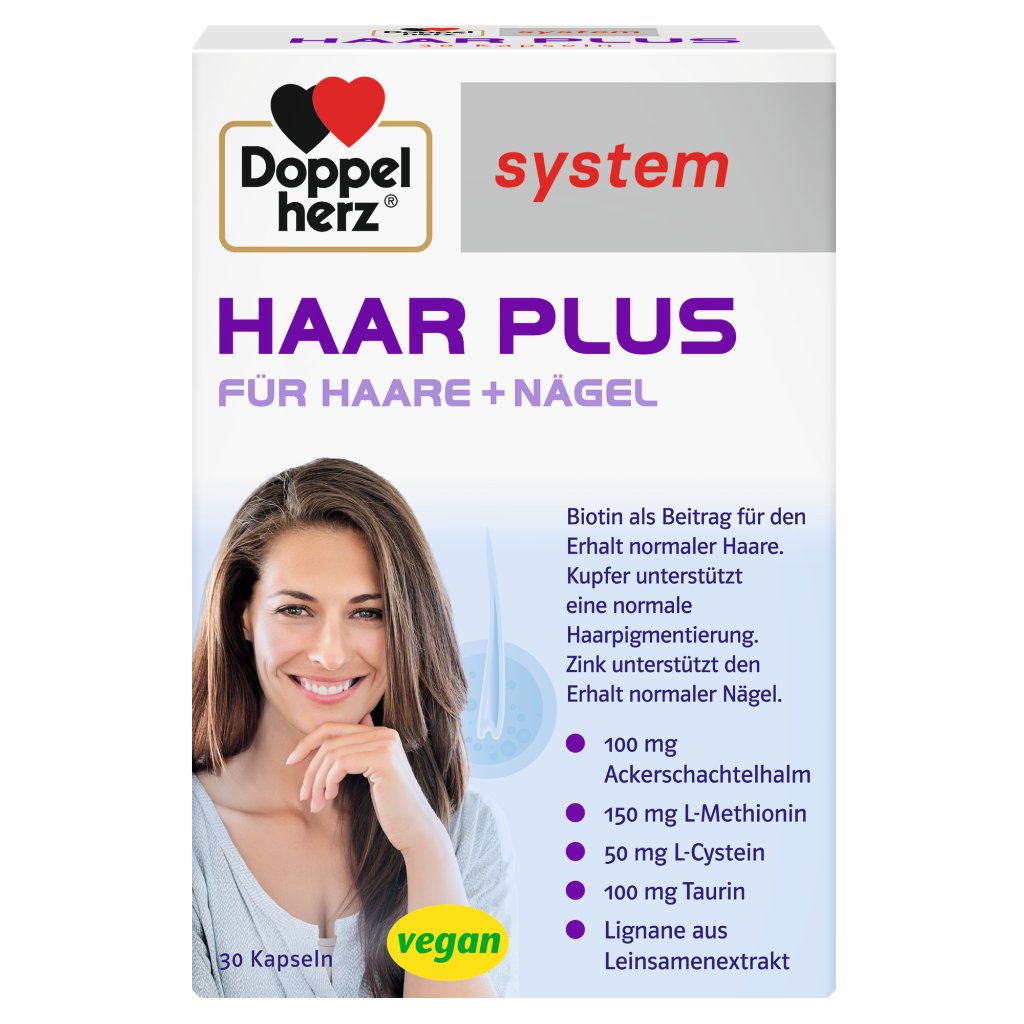 Doppelherz system HAAR PLUS - Für Haare + Nägel