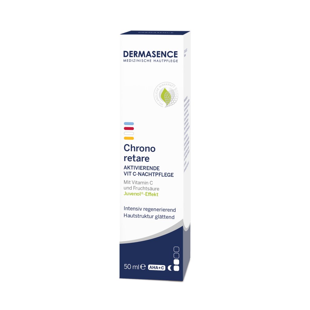 DERMASENCE Chrono Retare Aktivierende VIT-C Nachtpflege, 50 ml