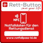 RETT-BUTTON 3x3 cm