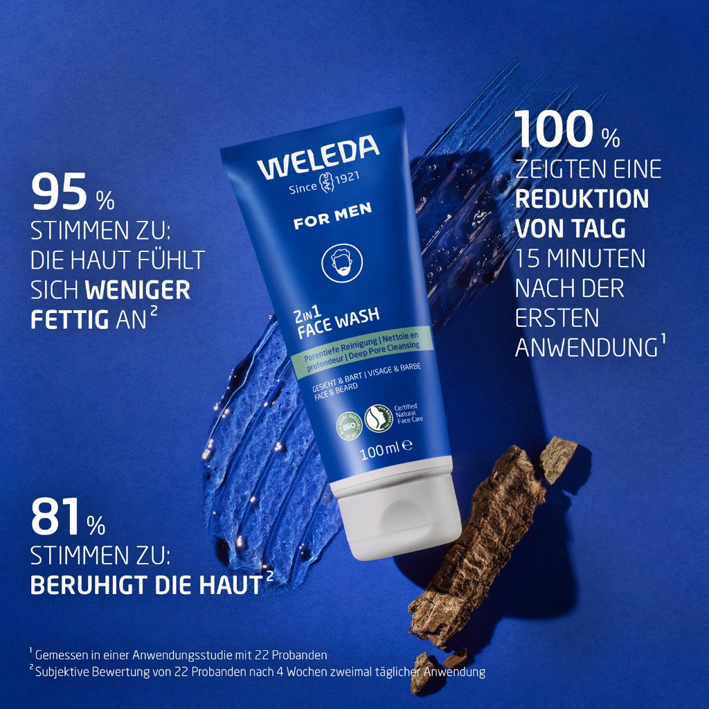 WELEDA For Men 2in1 Face Wash