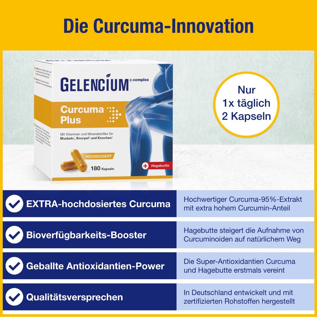 GELENCIUM Curcuma Plus hochdosiert m.Vit.C Kapseln