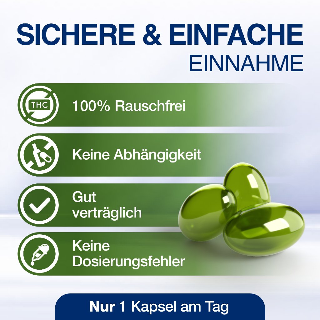 GELENCIUM Cannabis Plus Kapseln mit Vitamin B12