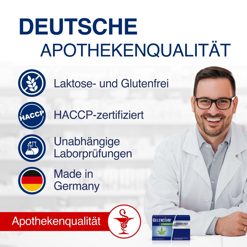 GELENCIUM Cannabis Plus Kapseln mit Vitamin B12