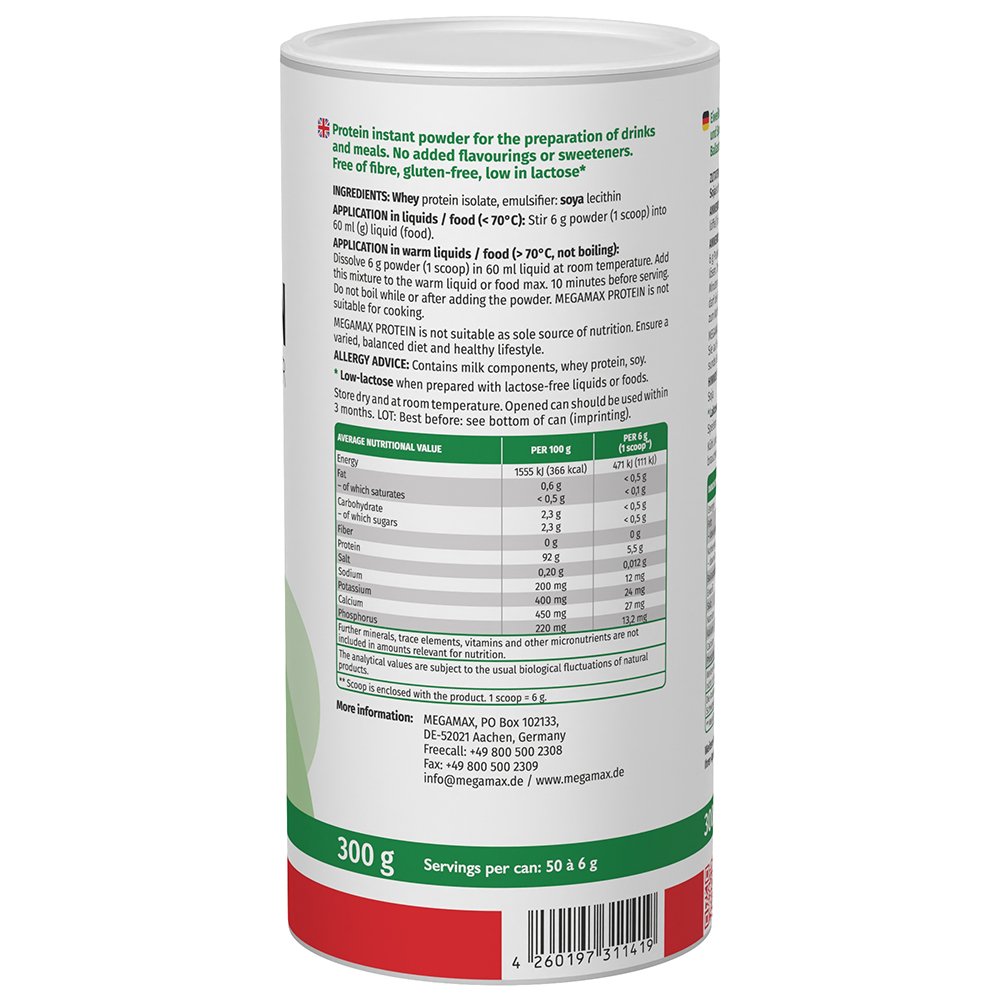 PROTEIN POWDER instant Megamax