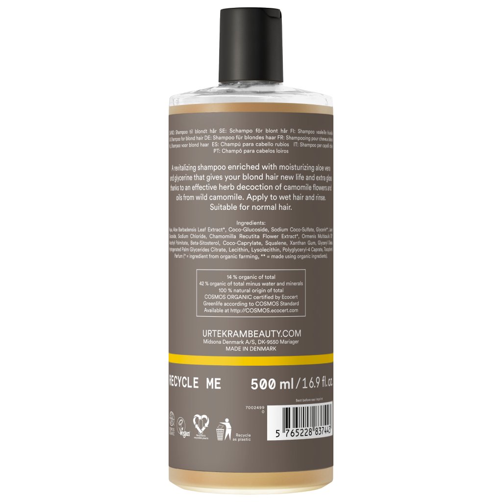 Shampoo mit Kamille für blondes Haar