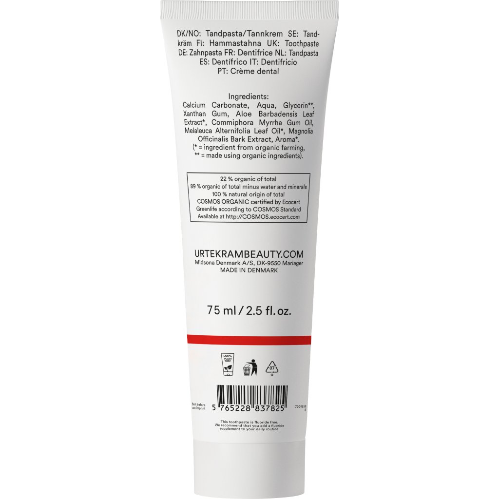 Zahncreme mit Teebaumöl ohne Fluorid