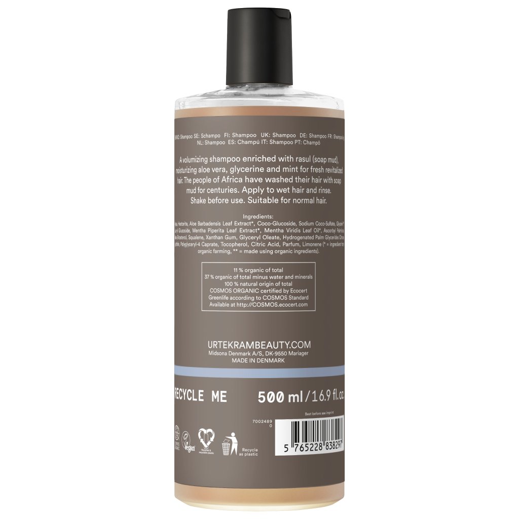 Volumen-Shampoo mit Rhassoul-Tonerde