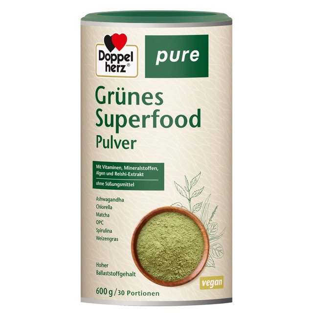 Doppelherz Grünes Superfood Pulver