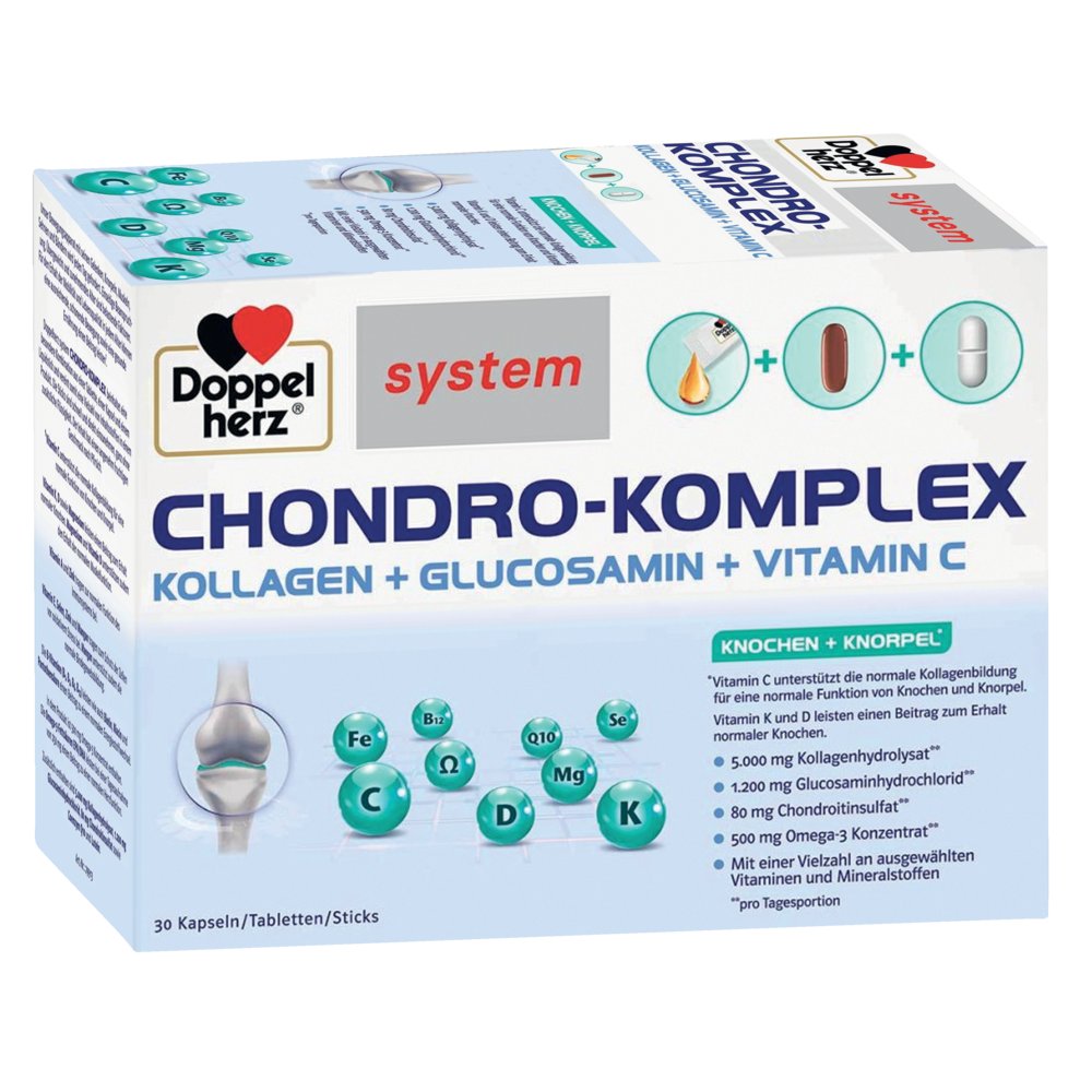 DOPPELHERZ Chondro-Komplex syst.Komb.Tab.Kap.Stick