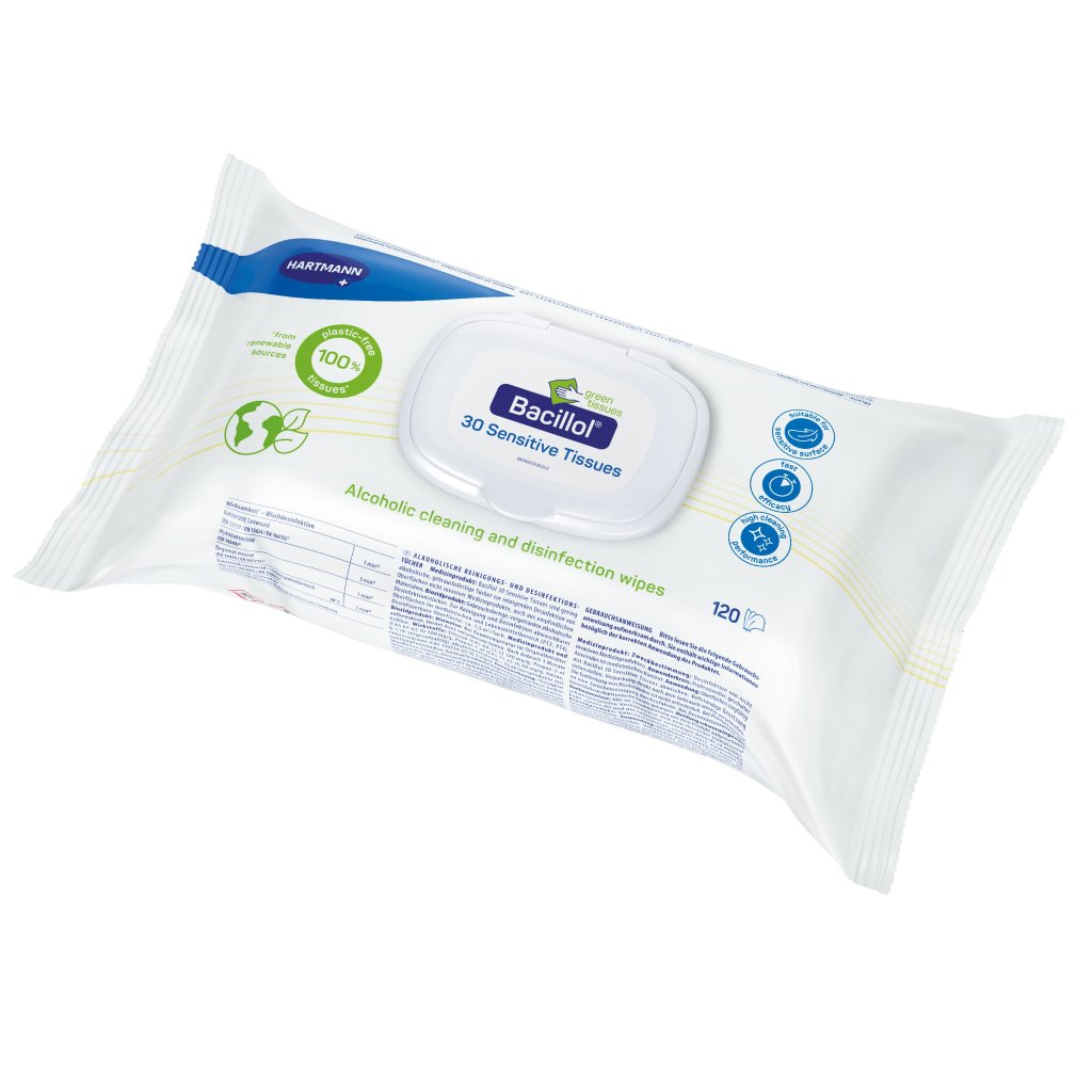 BACILLOL 30 Sensitive green Tissues Flow-Pack