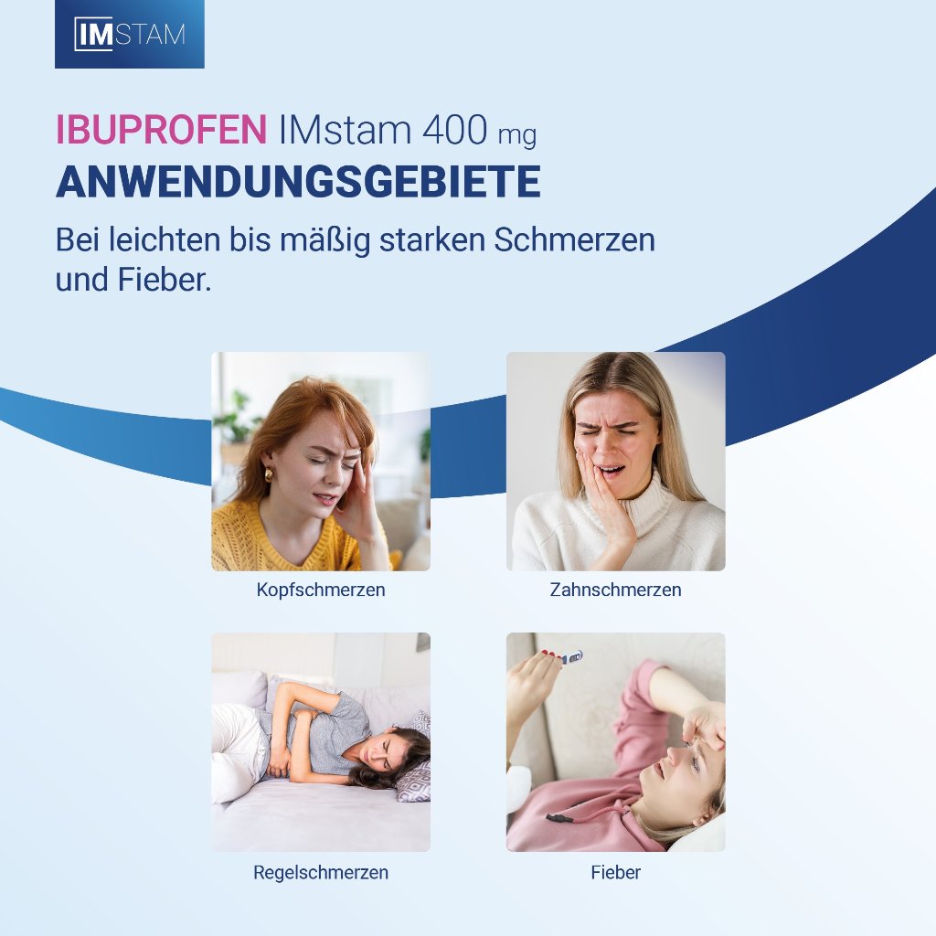 IBUPROFEN IMstam 400 mg Filmtabletten